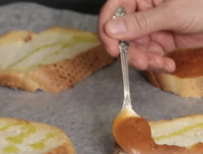 Sandwich “Mini Pizza” step 2