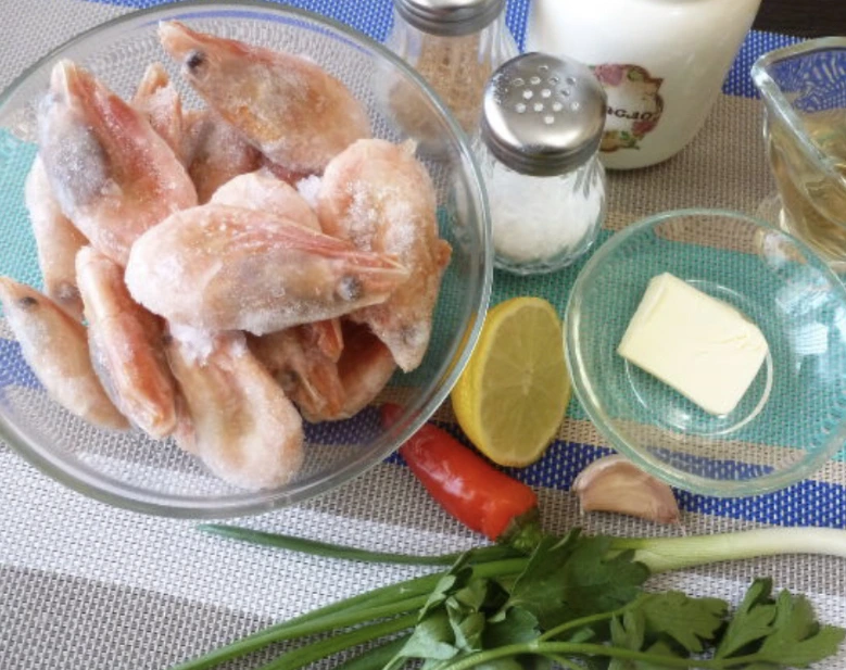 Portuguese Shrimp step 1