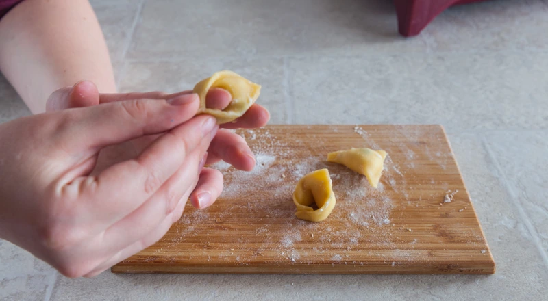 Tortellini with Sea Bass step 5