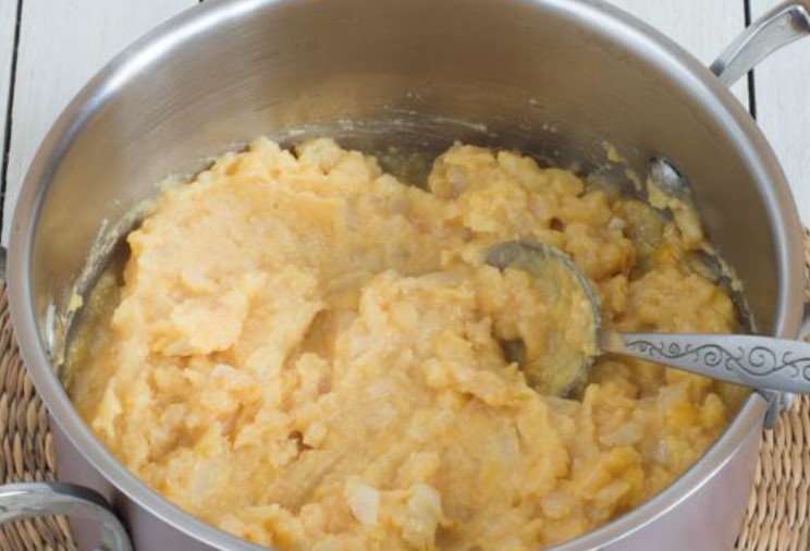 Pea Porridge with Fried Onions step 5