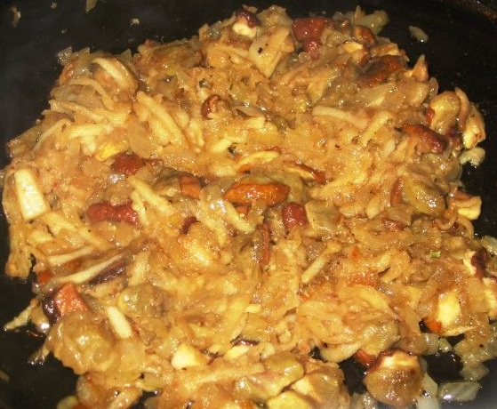 Schnitzel with Mushrooms and Apples step 4