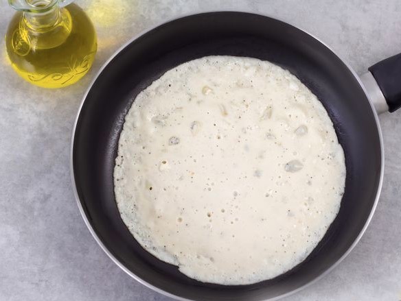Egg Pancake with Cheese step 3