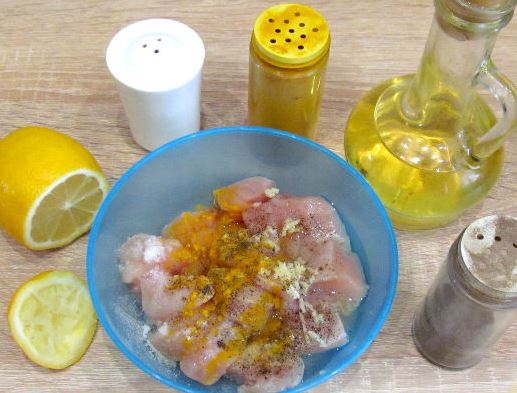 Quick Chicken Kebab With Pineapple step 1