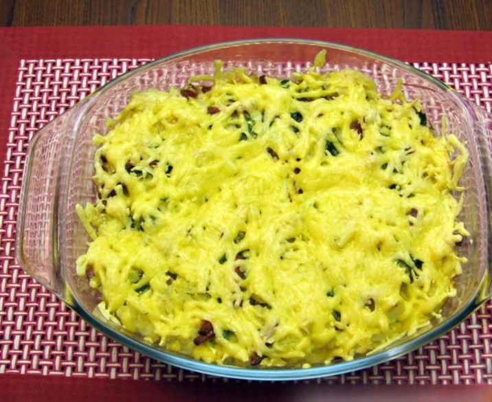 Cauliflower Casserole with Sausage and Cheese step 14