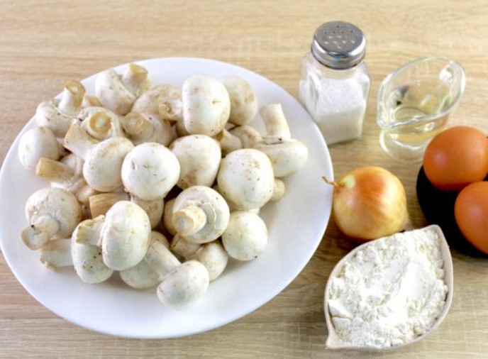 Champignon Pancakes step 1
