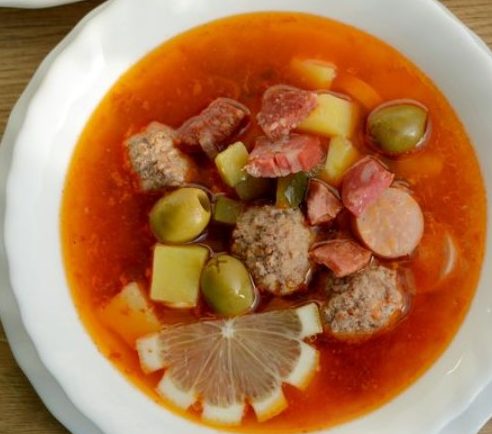 Solyanka With Meatballs step 12