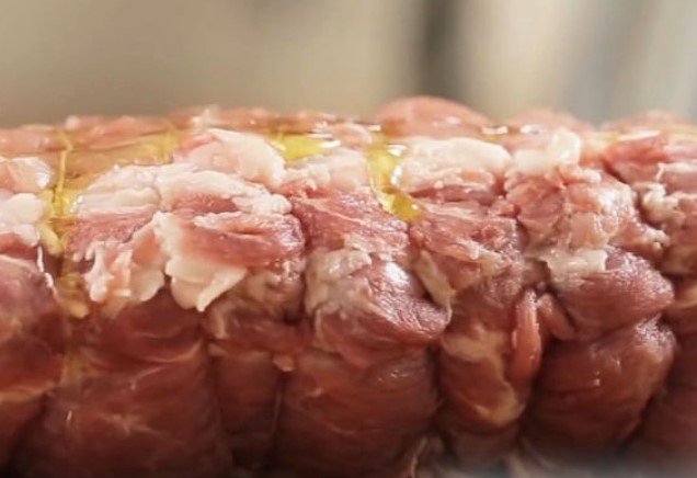 Pork Neck Baked with Honey Mustard Glaze step 2