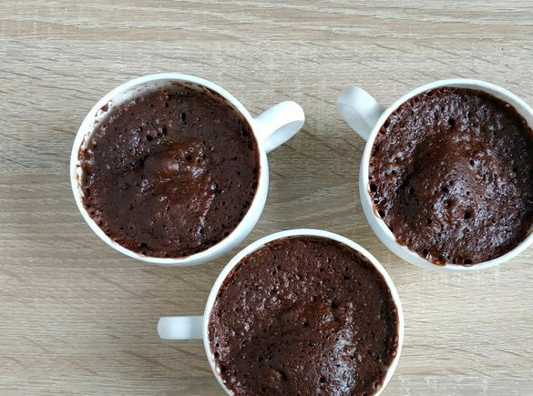 Chocolate Muffin in the Microwave step 3