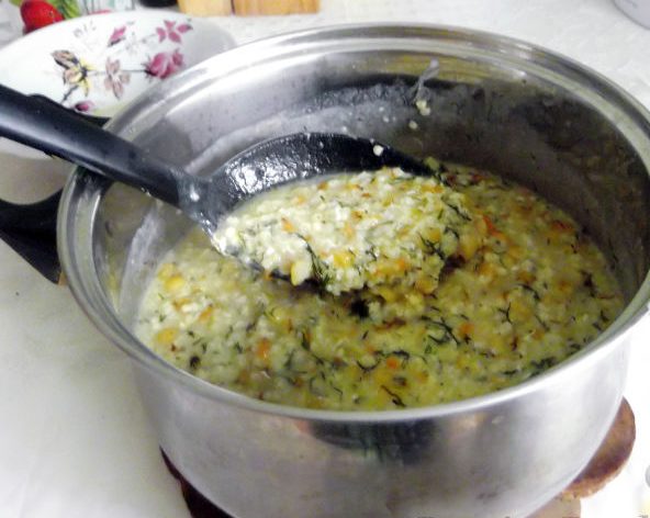 Kulesh with Peas step 10