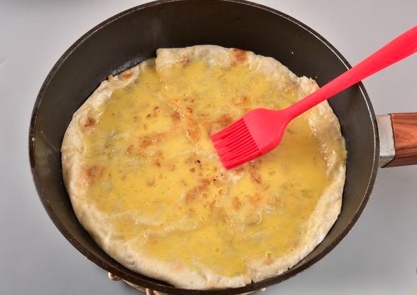 Lavash with Egg Filling step 2