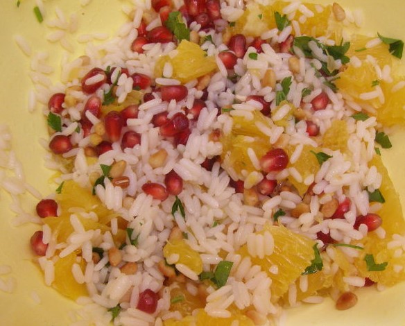 Rice Salad with Oranges and Pine Nuts step 8