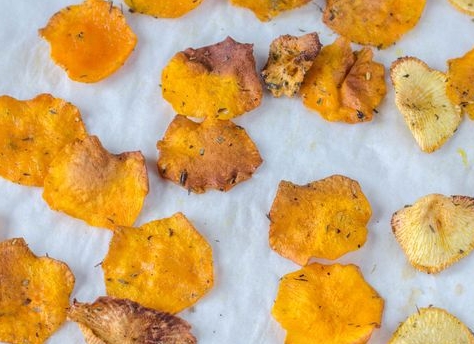 Pumpkin and Turnip Chips step 5