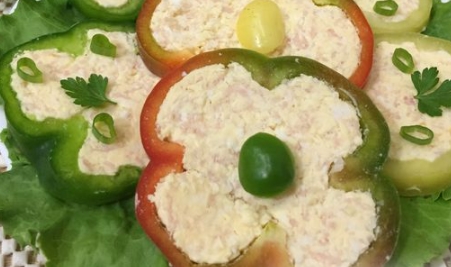 Peppers Stuffed with Ham and Cheese step 12