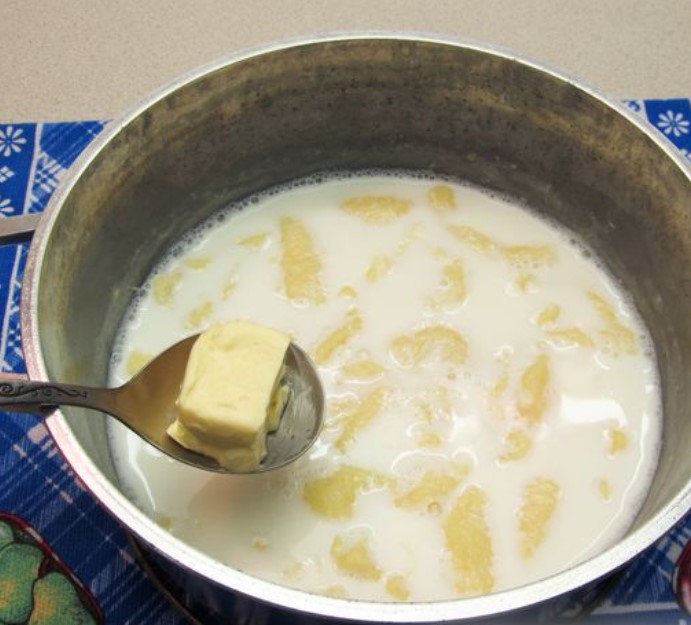 Milk Soup with Dumplings step 7