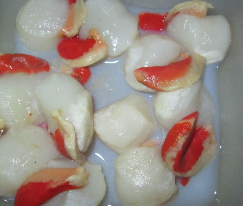 Scallops in Lemon Sauce step 1
