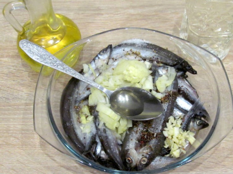 Spicy Capelin step 6