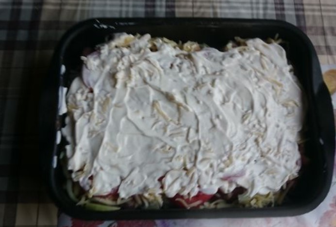 Pork with Tomatoes and Cheese step 7