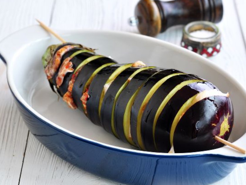 Eggplant Baked with Bacon step 5