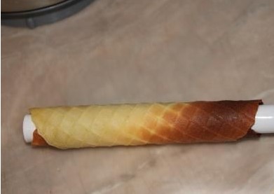 Wafer Rolls (Recipe for Electric Waffle Iron) step 6