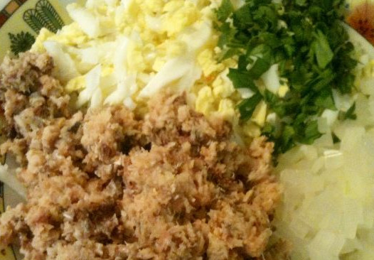 Canned Fish and Egg Salad step 7