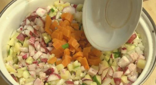 Okroshka with Kvass and Ayran step 13