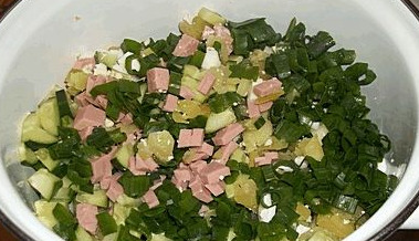 Okroshka on Kvass step 6