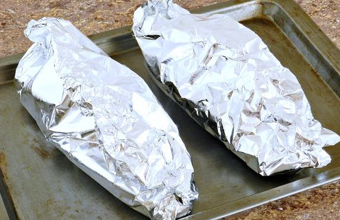 Baguette with Cheese, Garlic and Herbs step 4