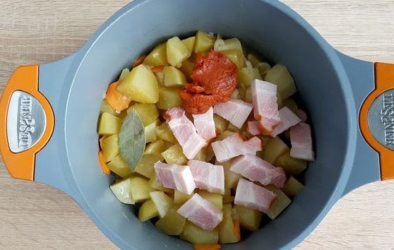 Stewed Potatoes with Smoked Brisket step 7