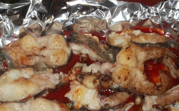 Fish Baked with Tomatoes step 7