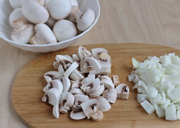 Fish Casserole with Mushrooms step 1