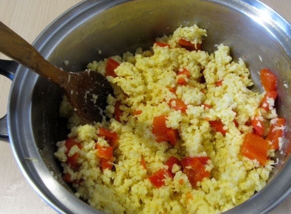 Millet Casserole with Baked Pepper step 5