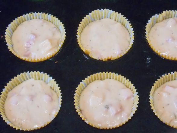 Snack Muffins with Cheese and Ham step 10