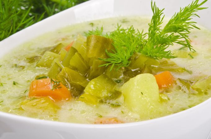 Cucumber soup (Ogórkowa)