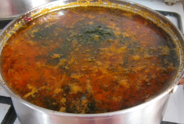 Borscht “Red-Beautiful” with Chicken step 7