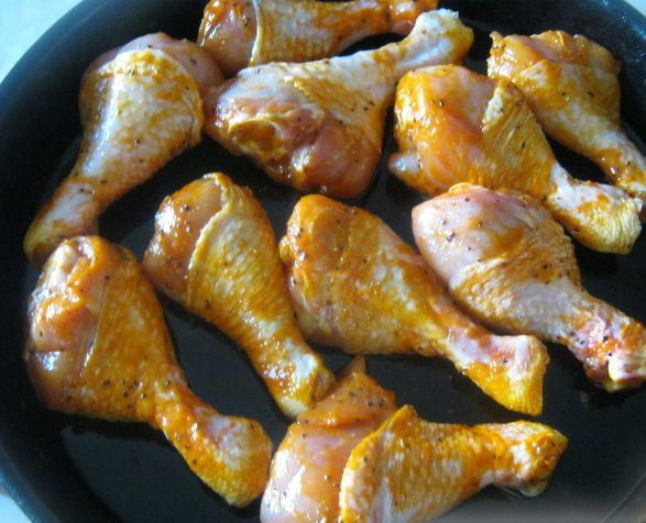 Chicken legs “Golden” step 2