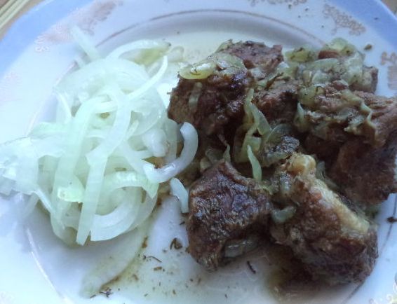 Kebab in a Cauldron (Uzbek Cuisine)