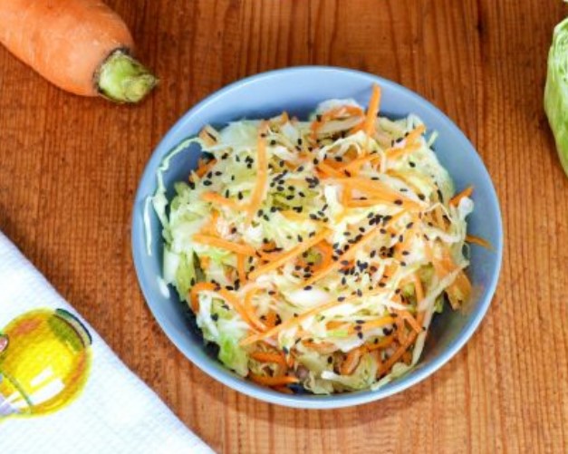 Cabbage Salad Dressing with Carrots