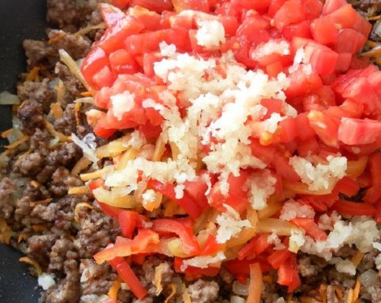 Minced Meat with Vegetables step 3