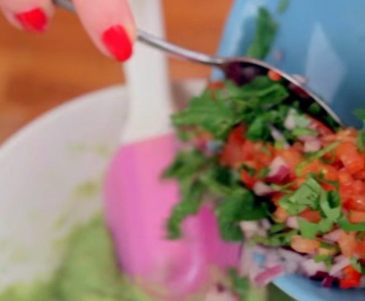 Guacamole with Homemade Chips step 3