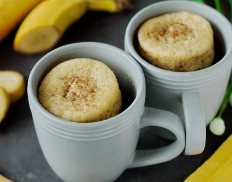 Banana Cupcake in a Mug