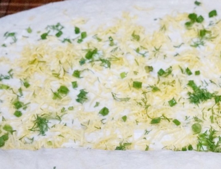 Lavash with Mackerel step 5