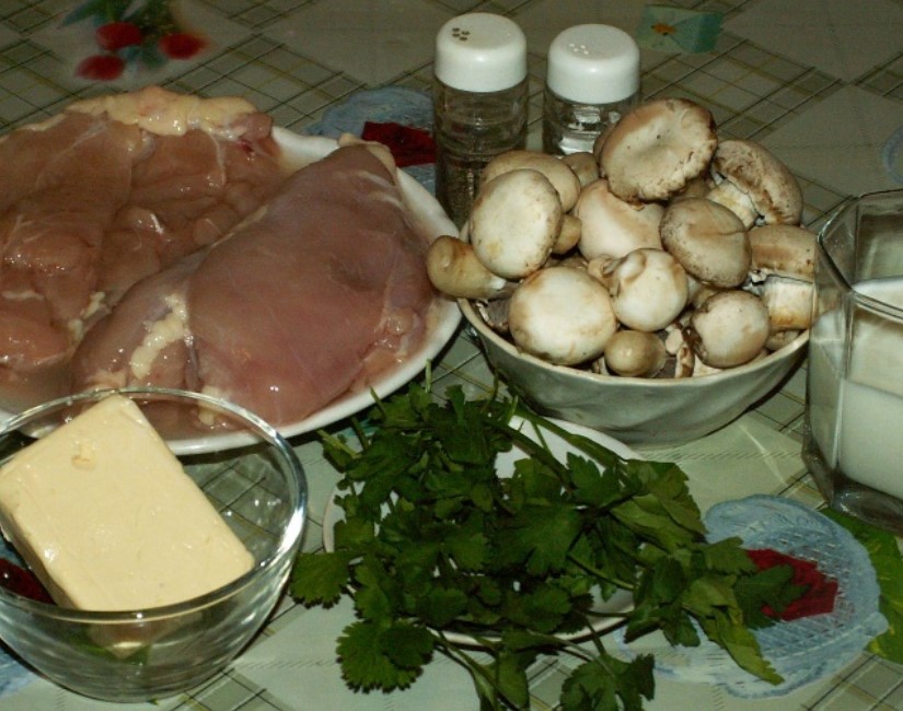 Chicken in Sour Cream with Mushrooms step 3