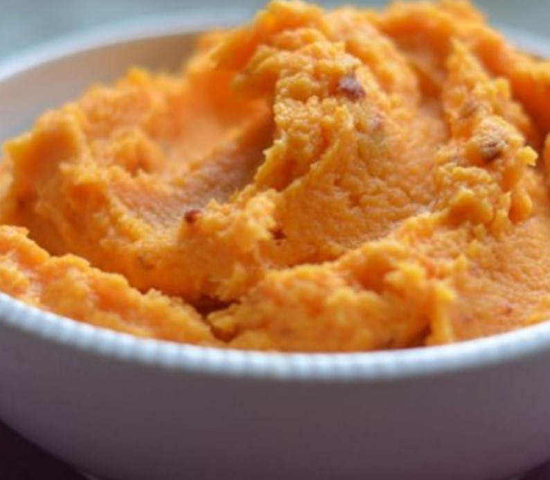 Sweet Potato Puree with Cheese