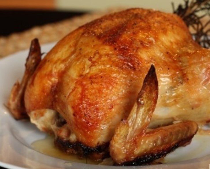 A whole Chicken in a Slow Cooker