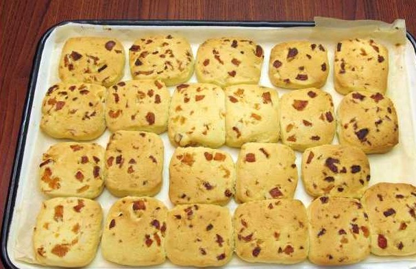 Shortbread Cookies with Dried Apricots step 12