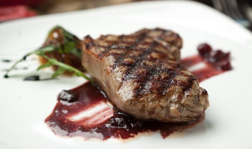 Meat + berry jam