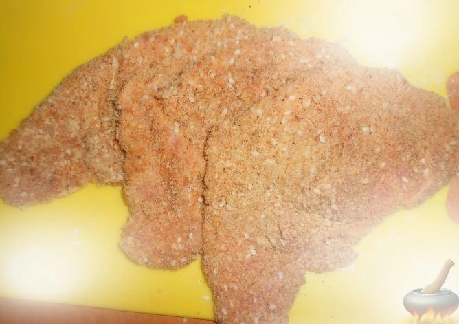 Pork Schnitzel (with Sesame Seeds) step 7