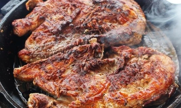 Chicken Tapaka (Dish of Caucasian Cuisine) step 17