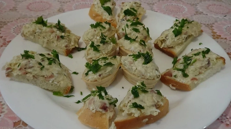 Herring and Apple Appetizer