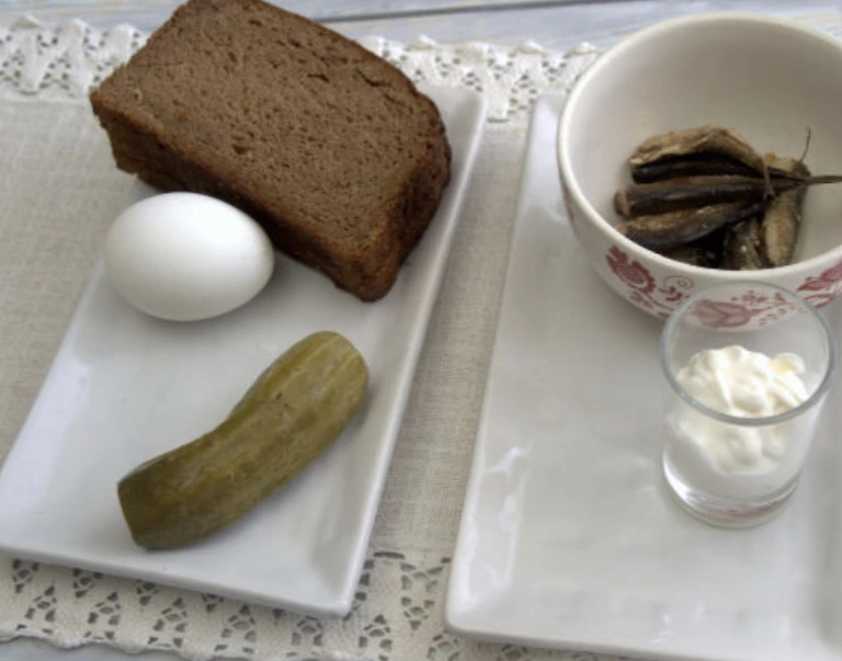 Sprat Sandwiches step 1